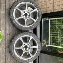 ER34純正17インチホイールKENDA KR20A付ガンメタ2本セットB着払いのサムネイル