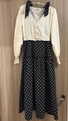 OLIVE des OLIVE ドット柄キャミワンピース　まとめ売りのサムネイル