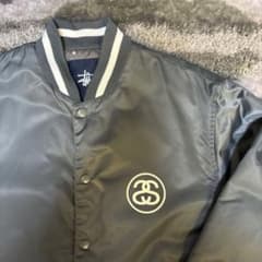 Stussy グレー スタジアムジャケット Mサイズのサムネイル