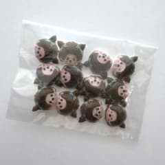 Monchhichi Nail Art Parts (Set of 12)