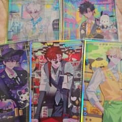 時光代理人サンリオ Vein 劉梟 夏斐 陸光 程小時 アクリル色紙5枚セット 時光代理人 サンリオ Vein 劉梟 夏斐 陸光 程小時 アクリル色紙5枚