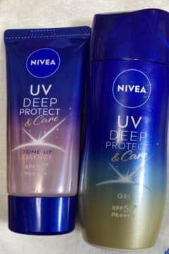 【値下げ】ニベアUV ディープ プロテクト＆ケア　エッセンス&ジェルのサムネイル