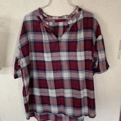 チェック柄　ブラウス　しまむら３Ｌのサムネイル