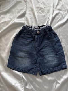 ^_^さん専用 FMBデニムハーフパンツ　90センチ　キッズのサムネイル