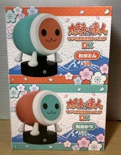 未使用　太鼓の達人　マジで光る太鼓フィギュアDX　和田どん/和田かつ　2種セット