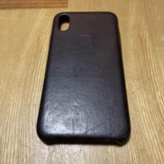iPhoneX Apple純正　レザーケース　ブラウンのサムネイル