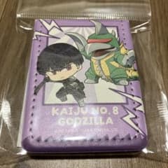怪獣8号　ゴジラコラボ　保科宗四郎　ちびキャラ　レザー　付箋ブック　ガイガン グッズ-メモ帳】怪獣8号 ゴジラコラボ ちびキャラレザー付箋ブック