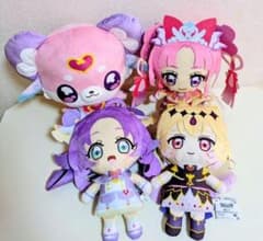 ②名探偵プリキュア！ もふぐっとぬいぐるみ 4種セット アルカナ