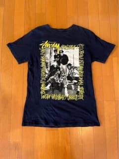 Stussy Tシャツ ネイビー フォトプリントのサムネイル