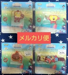 이치 반 쿠지 스폰지 밥 F 상 고무 어소트 4 종류 세트