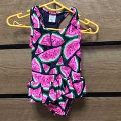 【試着1回のみ】GAP スイカ柄水着 女の子 80cm 12-18mのサムネイル