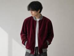 値下げ可 STUSSY Velvet Bomber Jacket - メルカリ