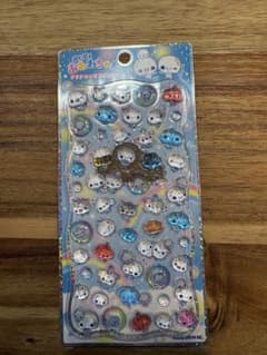 正規品 ぷくぷく あわわちゃん プチドロップステッカーのサムネイル
