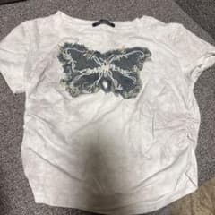 バタフライプリント Tシャツのサムネイル