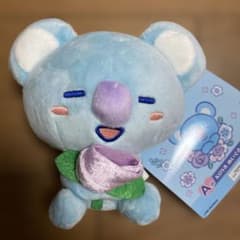 BT21 GIFT 봉제인형 KOYA 청색 코알라 봉제인형 태그 첨부