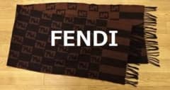美品✴︎ 【Fendi フェンディ 】マフラー ストール ウール ロゴ ズッカ柄 FENDI フェンディ マフラー ストール ウール FFロゴ ズッカ柄 - メルカリ
