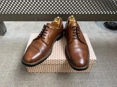[世界最高峰]　シルバノラッタンジ　アリストクラティコ　革靴　レザーシューズ シルバノラッタンジ×アリストクラティコ プレーントゥ - メルカリ