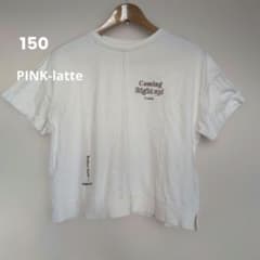 PINK-latte 白Tシャツ ホワイト 150のサムネイル