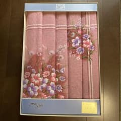 座布団カバー 55cm×59cm 綿100% 花柄 ピンクのサムネイル