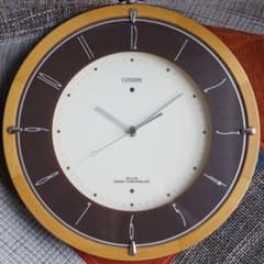 CITIZEN 電波掛時計 8MY411-0 木枠 ☆ ジャンク品 - メルカリ