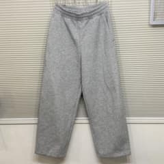 美品【UNIQLO C】スウェットワイドパンツ Sサイズ　03 GRAY グレーのサムネイル