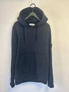 STONE ISLAND スウェットパーカー ブラック Lサイズ