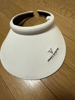 サンバイザー　白