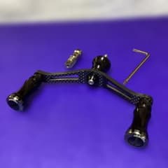 HEIGHTEN スピニングリール用 カーボンダブルハンドル　90mmのサムネイル