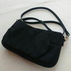 Afternoon Tea 軽量ショルダーバッグ ポシェット ドット柄