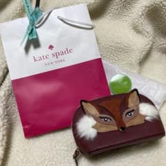 キツネ　狐　ポーチのサムネイル