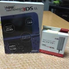 《うみ様専用‼️》  new3DSLL★新品★アダブター付 メタリックブルのサムネイル