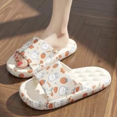 うさぎ柄 ルームシューズ サンダル 可愛い サイズ：25cm