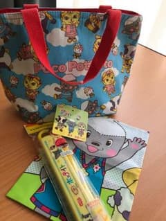 めぐ様専用[新品☆]保冷 保温バッグ＆お箸＆大判ハンカチ♪おかあさんといっしょのサムネイル