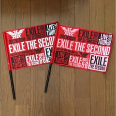 ☆EXILE THE SECOND☆ROUTE6・6 フラッグ 2本セット☆のサムネイル