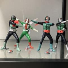 アマダ 仮面ライダー1号2号 フルコンプ 当選品付き ザ・仮面ライダー 4種 フルコンプ - メルカリ