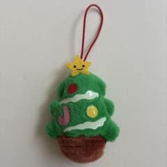 クリスマスツリー ぬいぐるみ マスコット ストラップのサムネイル