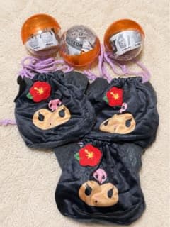 【クロミ】サンリオキャラクターズ ふわふわフェイス日焼け巾着
