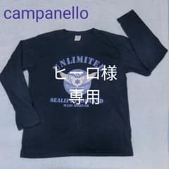 campanello  メンズ　長袖Tシャツ　Ｌ　( ネイビー)のサムネイル