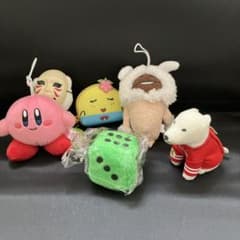 8월 14일 한정 타임 세일 커비 곰 마스코트 봉제인형 키 체인 세트