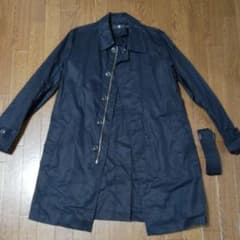 ユニクロ　＋Jコラボ　トレンチコート　黒のサムネイル