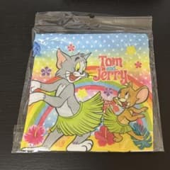 톰과 제리 Tom and Jerry 건 가방 파우치 15 × 15cm