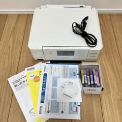 EPSON インクジェットプリンター EP-808AW本体(ジャンク品)＋付属品
