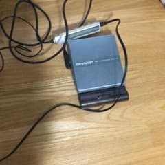 SHARP ポータブルMDプレーヤー シルバー イヤフォン付き - メルカリ