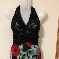 花柄ロングドレス⑰のサムネイル