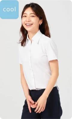 ミナ様専用　i-Shirt 半袖スキッパー 9号 ノーアイロンのサムネイル