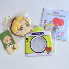 【V】TATA Mirror Keychain, Can Badge Case, Shikishi (Illustration Board), BT21 TinyTAN