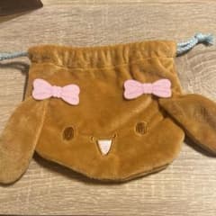 シナモロール ふわふわ巾着 モカ ガチャのサムネイル