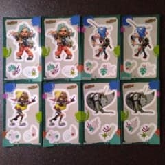 [¥777 ¥333] Splatoon Stickers - 4 types, 8 stickers total + 1 bonus sticker