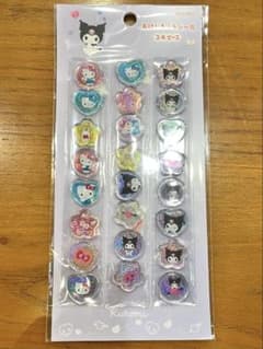 おはじきシール ハローキティ クロミ まとめ売り シールおすそ分け