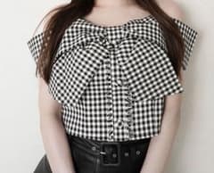 LIP SERVICE リボンオフショル トップス　ホビ服のサムネイル